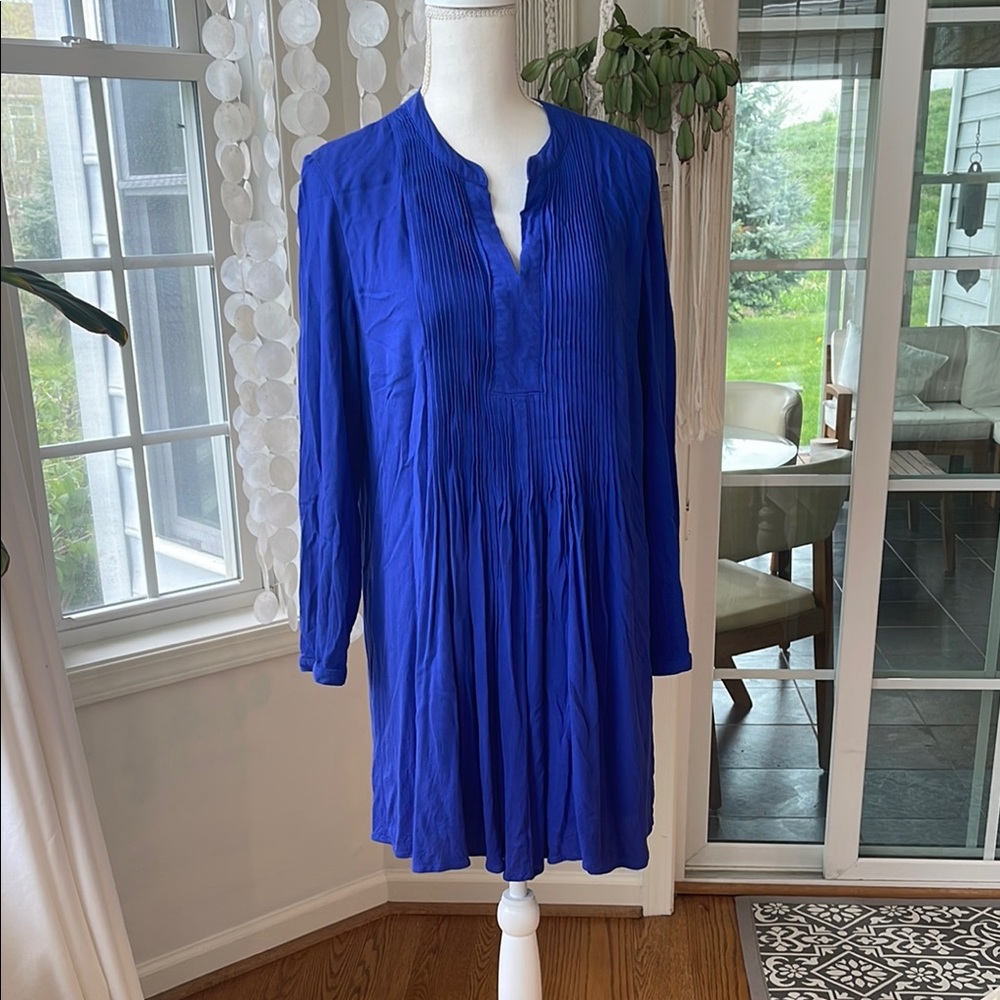 Cobalt Blue Women's Dress Tunic size large